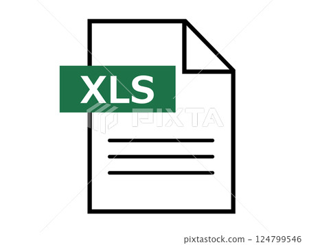 Excel 檔案 (xls) 圖標 124799546