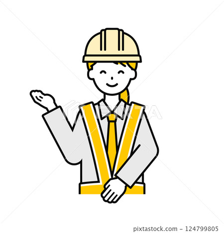 上半身pose_簡單交通管制員女人20 124799805