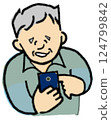 Elderly Beginners Smartphone 124799842