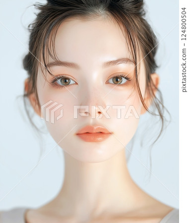 美麗肌膚的美女“AI生成圖像” 美麗肌膚的美女“AI生成圖像” 124800504