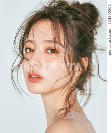 美麗肌膚的美女“AI生成圖像” 美麗肌膚的美女“AI生成圖像” 124800508