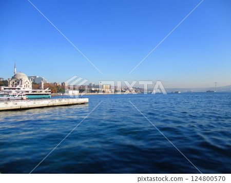 土耳其,伊斯坦布爾,博斯普魯斯海峽,西洋鏡風格 土耳其,伊斯坦布爾,博斯普魯斯海峽,西洋鏡風格 124800570