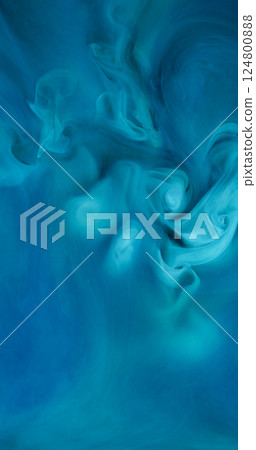 Steam background. Paint color. Defocused blue cyan cloud texture wave glitter liquid chemical fluid floating on creative abstract art. Steam background. Paint color. Defocused blue cyan cloud texture wave glitter liquid chemical fluid floating on creative abstract art. 124800888