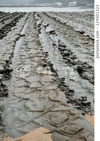 青島海灘上的魔鬼洗衣板 124801322