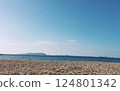 Blue sky and sea 124801342