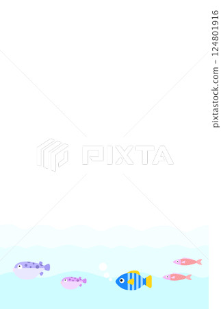 海洋生物背景L-2 124801916