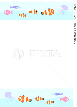 海洋生物背景N-1 124801921