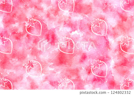 Strawberry background 124802332