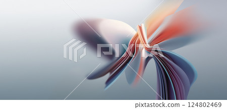 A visually striking abstract composition features flowing shapes in grey and orange. A visually striking abstract composition features flowing shapes in grey and orange. 124802469