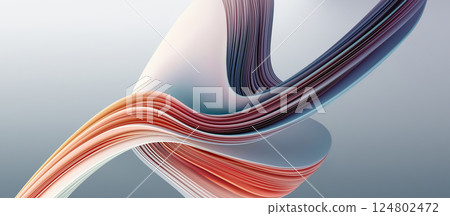 This artwork presents a grey and orange abstract background with smooth, flowing curves and layers, creating a sense of movement and depth in a modern style. This artwork presents a grey and orange abstract background with smooth, flowing curves and layers, creating a sense of movement and depth in a modern style. 124802472