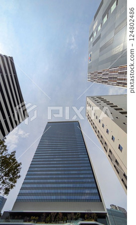 Urban skyscrapers 124802486
