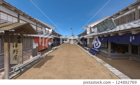 江戶時代的街道 江戶時代的街道 124802769