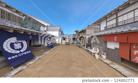 江戶時代的街道 江戶時代的街道 124802771