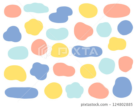 Vector illustration set of loose frames. Frames, ovals, curved lines 124802885