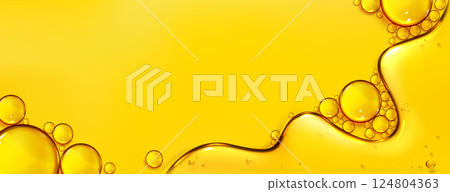 Oil texture forms bubble shapes 124804363
