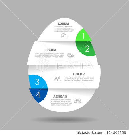 Infographic design template with place for your data. Vector illustration. 124804368