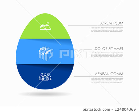 Infographic design template with place for your data. Vector illustration. 124804369