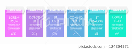 Infographic design template with place for your data. Vector illustration. Infographic design template with place for your data. Vector illustration. 124804371
