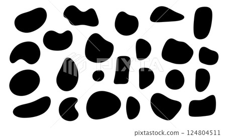 Abstract fluid shapes Abstract fluid shapes 124804511
