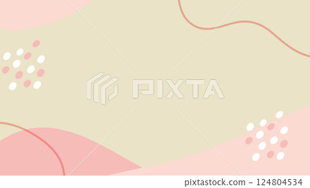 自然可愛的標題框 自然可愛的標題框 124804534