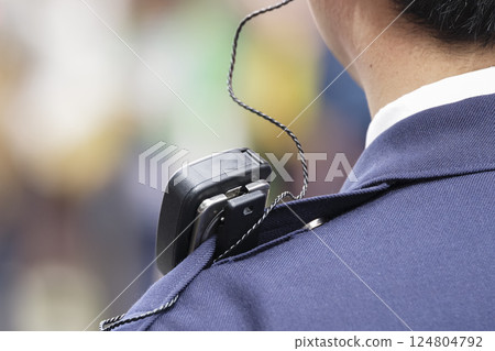 Police officers on alert 124804792