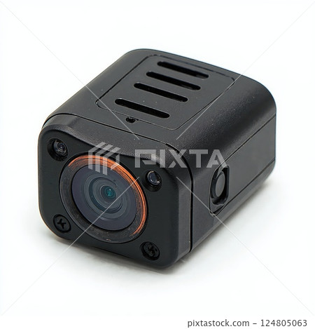 Compact action camera for versatile outdoor adventures and sports photography 124805063