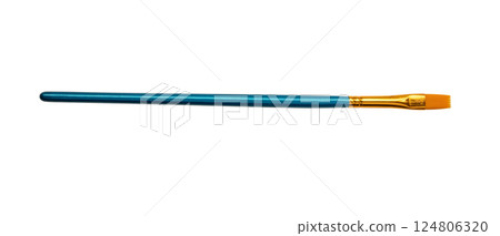 artistic paint brush isolated on white background artistic paint brush isolated on white background 124806320