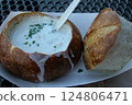 San Francisco clam chowder 124806471