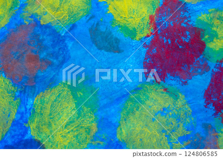 Abstract colorful watercolor paint background texture 124806585