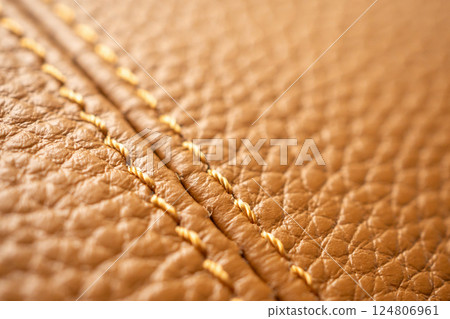 luxury brown leather bag texture background with stitching luxury brown leather bag texture background with stitching 124806961