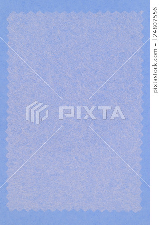 Washi and origami frame background material (light blue frame) Washi and origami frame background material (light blue frame) 124807556