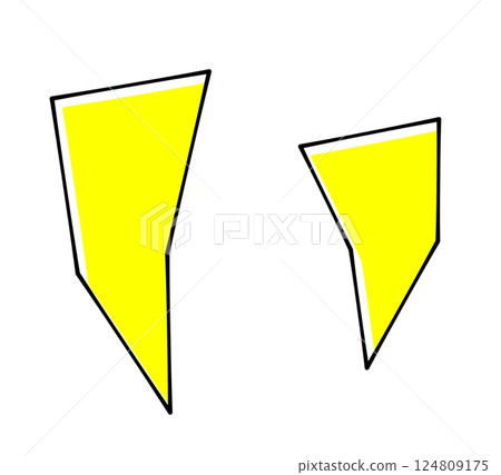 Triangular base design with solid "I" Triangular base design with solid "I" 124809175