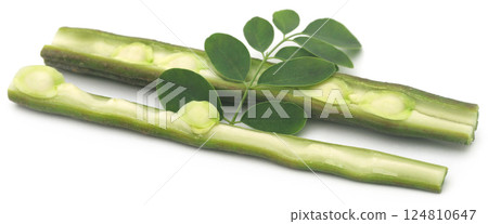 Edible moringa with fresh leaves Edible moringa with fresh leaves 124810647