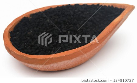 Nigella seeds Nigella seeds 124810727