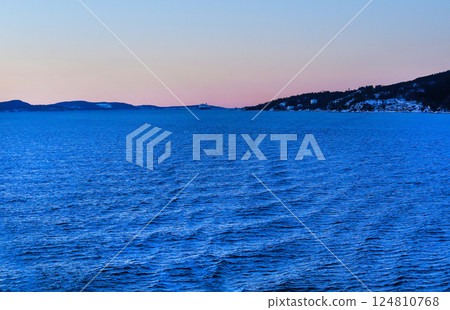 Picturesque Oslo fjord in Norway 124810768