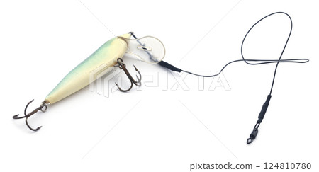 Pike fishing fishing lure with metal wire Pike fishing fishing lure with metal wire 124810780