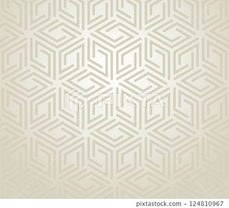 Abstract geometric pattern. A seamless vector background. Beige ornament. Graphic modern pattern. Simple lattice graphic design Abstract geometric pattern. A seamless vector background. Beige ornament. Graphic modern pattern. Simple lattice graphic design 124810967