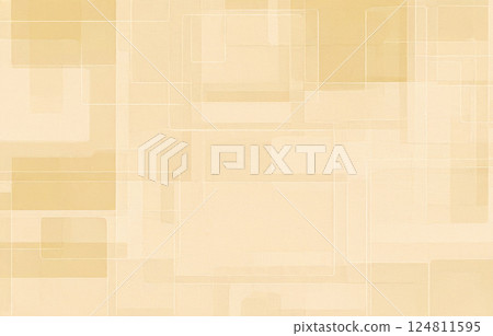 Background for business documents: A beautiful abstract, high-class, stylish background of straight lines and squares with overlapping beige and brown 124811595
