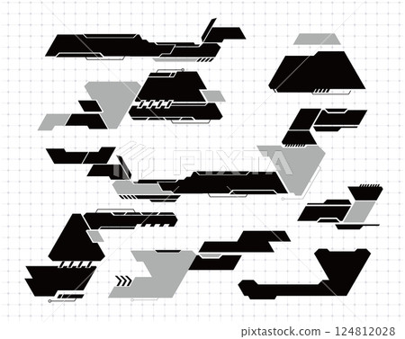 Interface frame border set 124812028