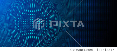 High technology and science background. Abstract  internet communications 124812847