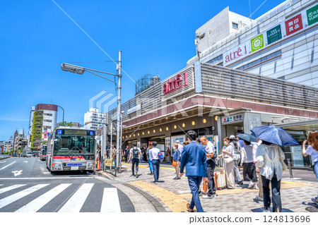 東京品川區目黑站的城市景觀 東京品川區目黑站的城市景觀 124813696