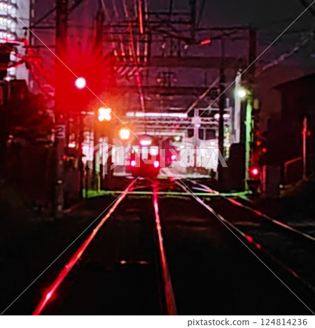Train at night Train at night 124814236