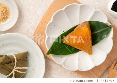 Zhangzi rice dumpling duanwu Taiwan Chimaki Dango Festival Zhangzi rice dumpling duanwu Taiwan Chimaki Dango Festival 124814297