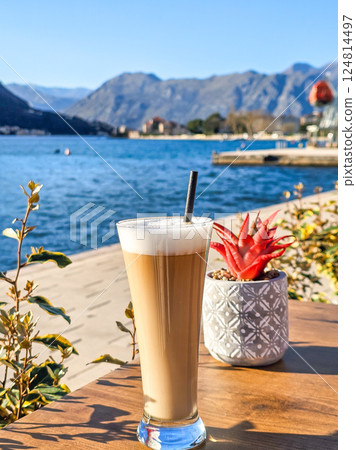 Coffee with a Mountain View: Savoring Serenity 124814497