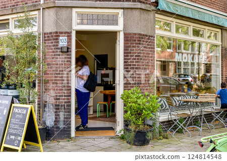 restaurant, coffee shop, people 124814548