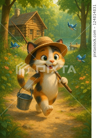 Fishing cat Fishing cat 124814831