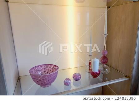 Stylish handmade fine glassware for interior decoration Stylish handmade fine glassware for interior decoration 124815396