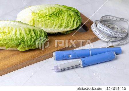 Ozempic Insulin injection pen for diabetics and weight loss. 124815410