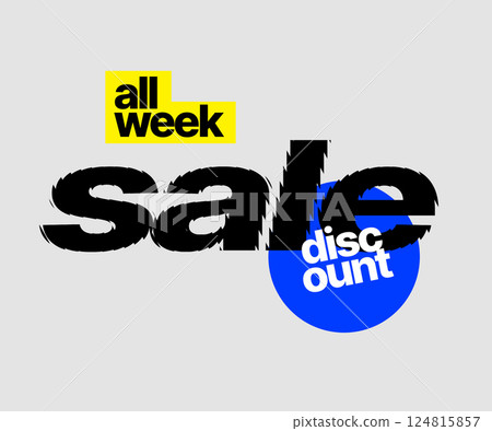 Sale banner template design. Big special offer. Sale banner template design. Big special offer. 124815857