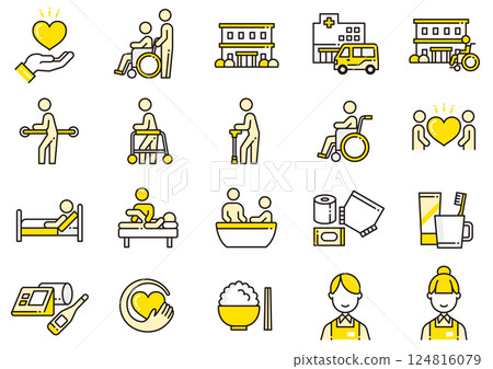 Care and Welfare Icons 06 Care and Welfare Icons 06 124816079